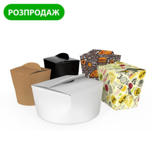 Упаковка для лапши (лапшакап, пастабокс, wok)