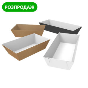 Клееные тарелки "лодочки" с ламинацией